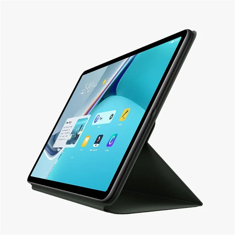 Magnetic Auto-absorvido de Tampa de Couro Com Tampa de Couro Tri-fold Para Huawei Huawei Matepad 11 (2021) - Verde