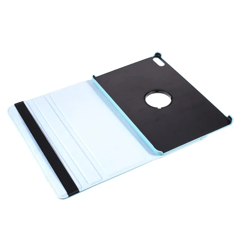 360 Стойка Вращения Кожаный Защитный Таблеток Корпус Для Huawei MatePad 11 (2021) - Синий