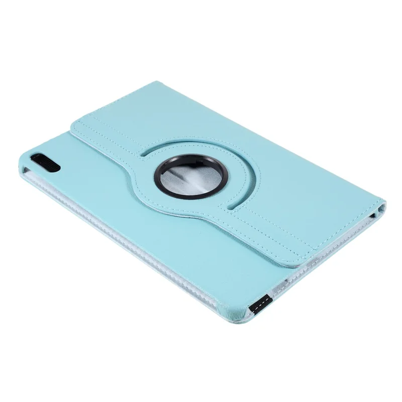 360 Стойка Вращения Кожаный Защитный Таблеток Корпус Для Huawei MatePad 11 (2021) - Синий