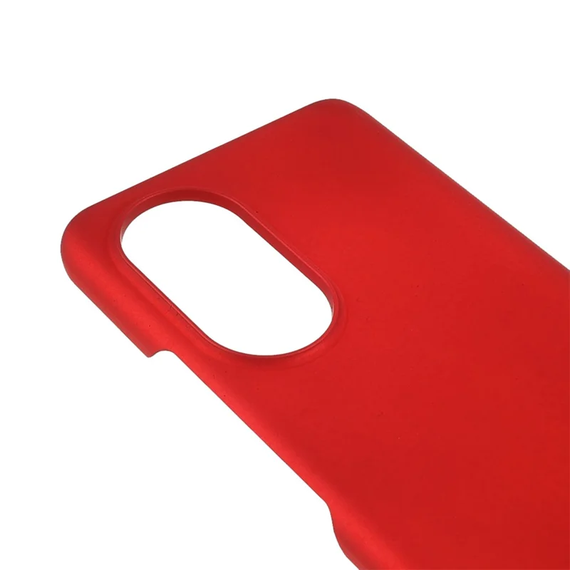 Multiple Color Drop-Proof Rubberized Hard Plastic Phone Case for Honor 50 SE - Red