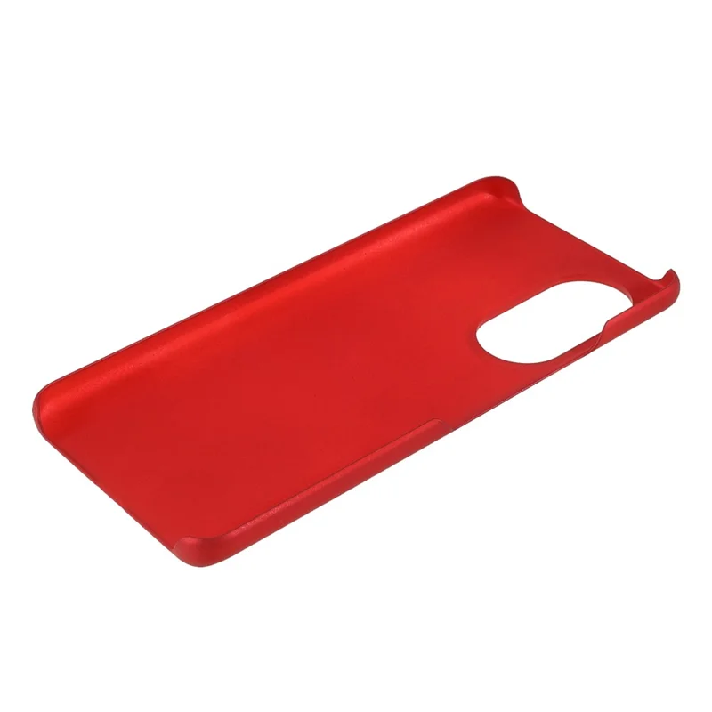 Multiple Color Drop-Proof Rubberized Hard Plastic Phone Case for Honor 50 SE - Red