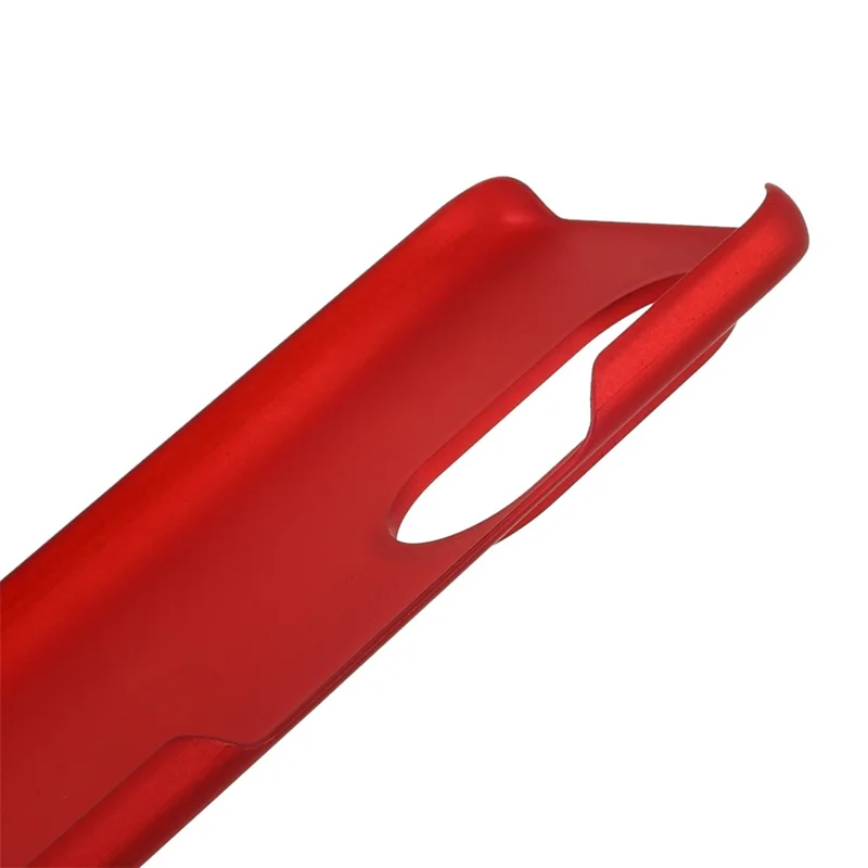 Multiple Color Drop-Proof Rubberized Hard Plastic Phone Case for Honor 50 SE - Red