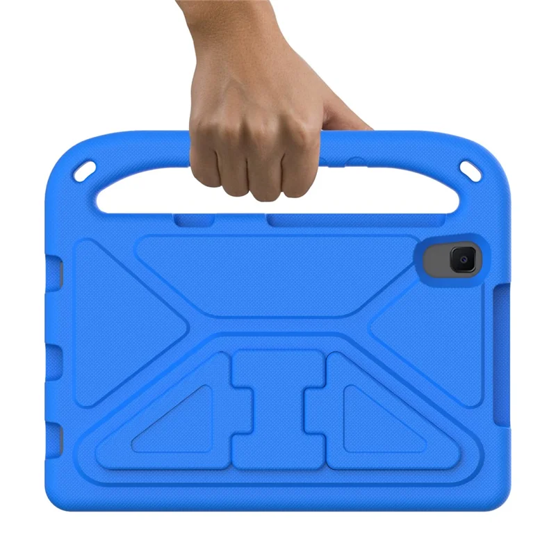 Portable Shockproof Anti-Drop Kickstand Handle Design EVA Tablet Case Cover for Huawei MediaPad M6 8.4-inch - Blue