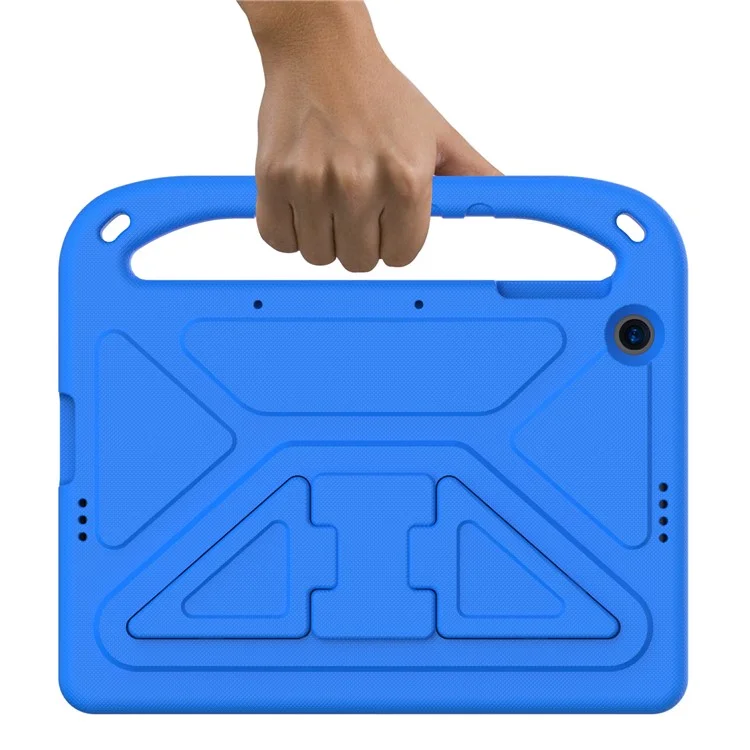 Caixa de Comprimido EVA de Alça de Manutenção de Choque Com Kickstand Para Huawei Desfrutar de Tablet 2 10.1/matepad T 10s 10,1 Polegadas/matepad T 10 9,7 Polegadas/bloco de Honra 6 10,1 Polegadas/pad X6 9,7 Polegadas - Azul