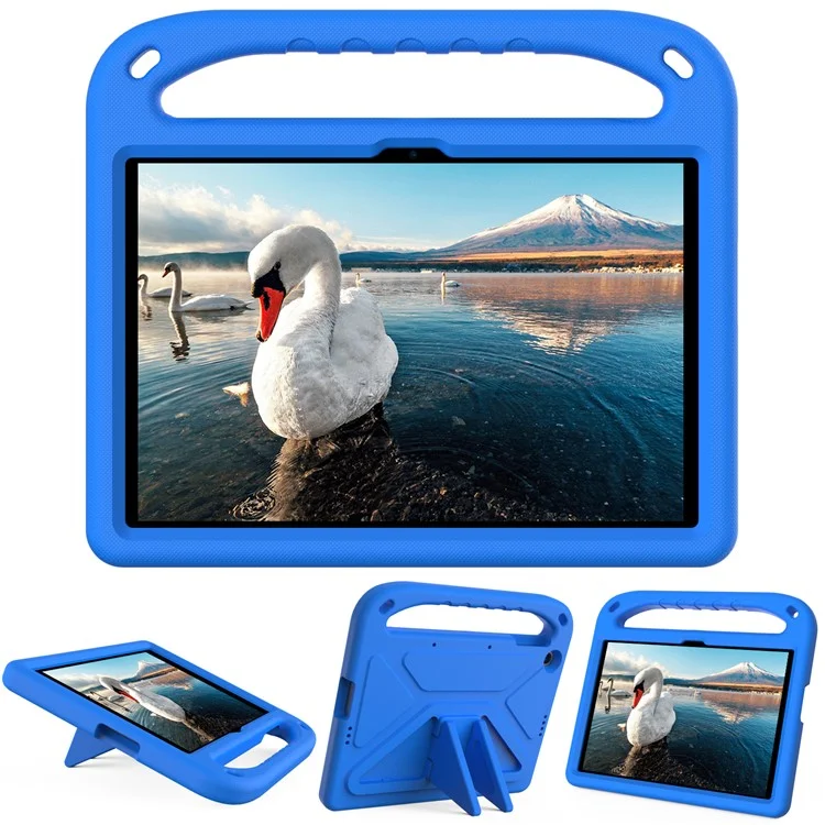 Impugnatura a Mano Abbordata da Shock Case di Tablet EVA Con Cavalletto Per Huawei Godersi la Compressa 2 10.1/matepad T 10s 10,1 Pollici/matepad T 10 9,7 Pollici/onore Pad 6 10,1 Pollici/pad X6 9,7 Pollici - Blu