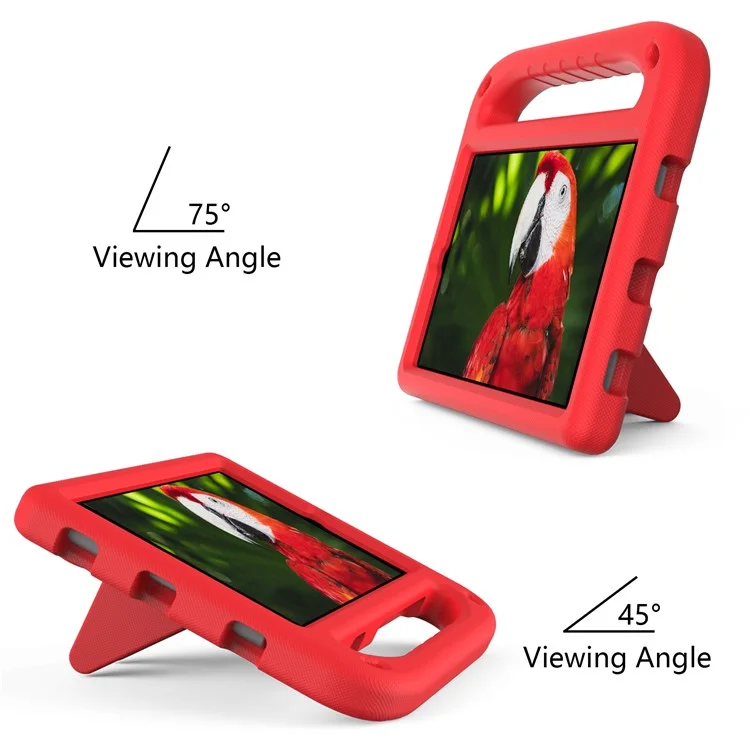 Poiglet Kickstand Design Portable Ocroproof Anti-Drop Eva Tablet Caxe Pour Huawei Matepad T8 - Rouge