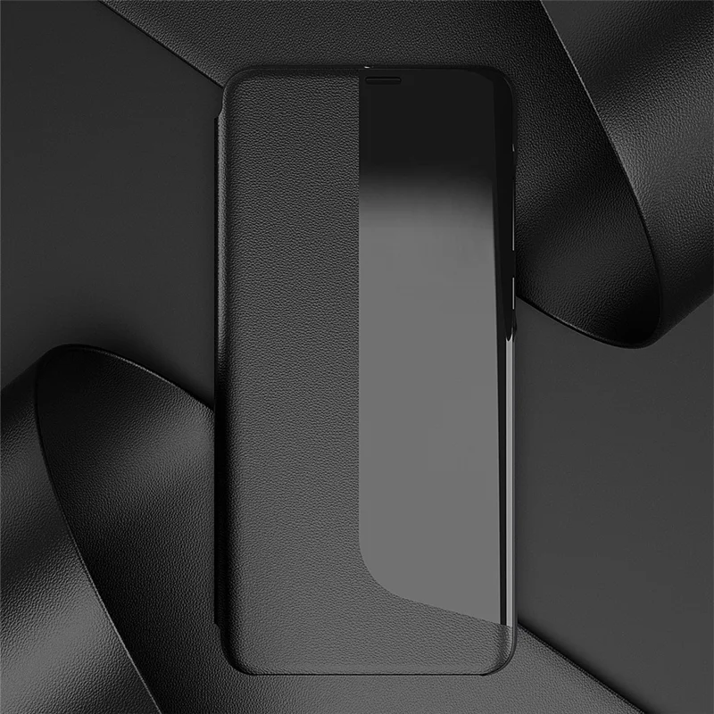 Phone Case Folio Flip PU Leather Stand Cover for Huawei Mate 30 Pro - Orange