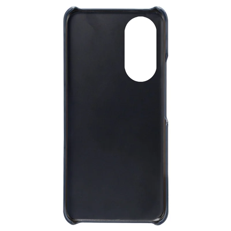 Dual Card Slots Design Phone Cover PU Leather + PC Hard Case for Huawei nova 9 / Honor 50 - Blue
