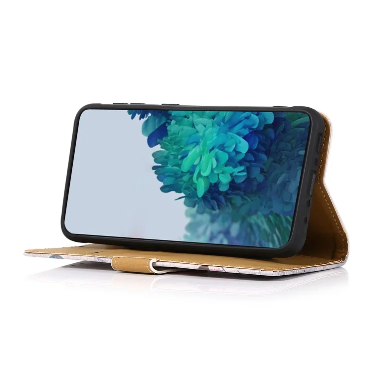 Образец Печати Фолио Flip Stand Swelle Кожаный Корпус Для Huawei Nova 9 - Железная Башня и Часы