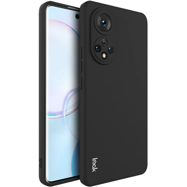 IMAK UC-4 Series Straight Frame Design Skin Feel Light Slim Soft TPU Phone Back Cover для Huawei nova 9 - Черный