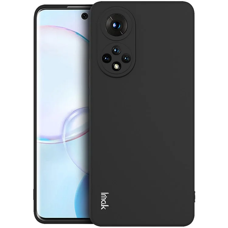 IMAK UC-4 Series Straight Frame Design Skin Feel Light Slim Soft TPU Phone Back Cover для Huawei nova 9 - Черный