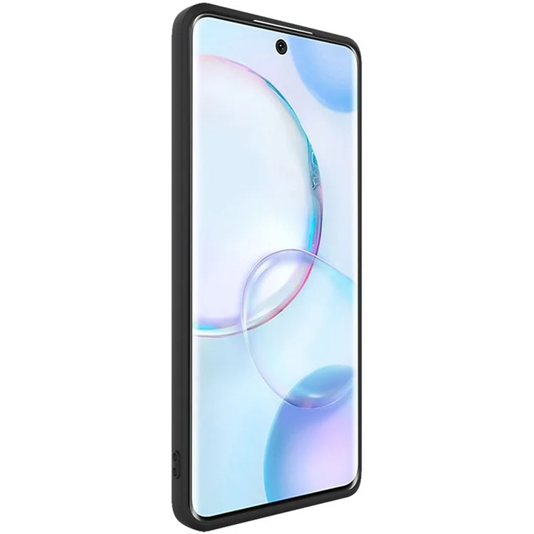 IMAK UC-4 Series Straight Frame Design Skin Feel Light Slim Soft TPU Phone Back Cover для Huawei nova 9 - Черный
