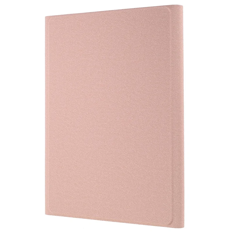 Cloth Texture Pen Slot Tablet Leather Cover Protective Stand Case + Wireless Bluetooth Keyboard for Huawei MediaPad M6 10.8-inch - Pink
