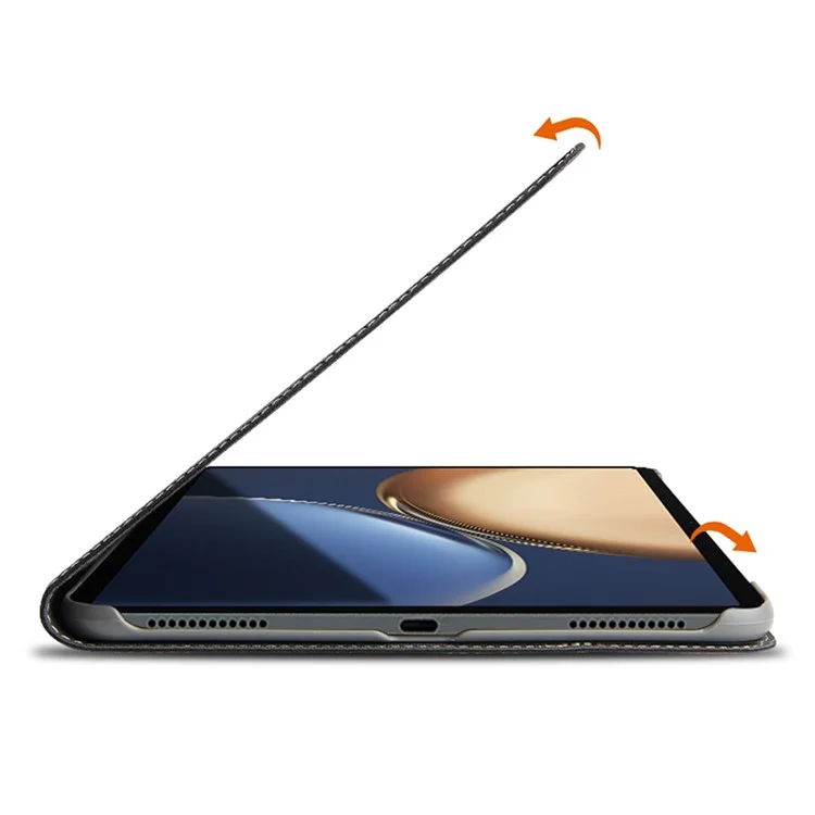 Auto Wake/Sleep Genuine Leather Adjustable Stand Tablet Case Cover for Honor Tablet V7 Pro