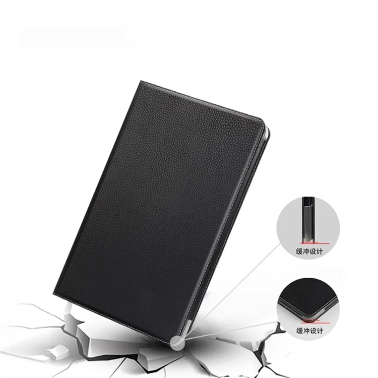 Auto Wake/Sleep Genuine Leather Adjustable Stand Tablet Case Cover for Honor Tablet V7 Pro