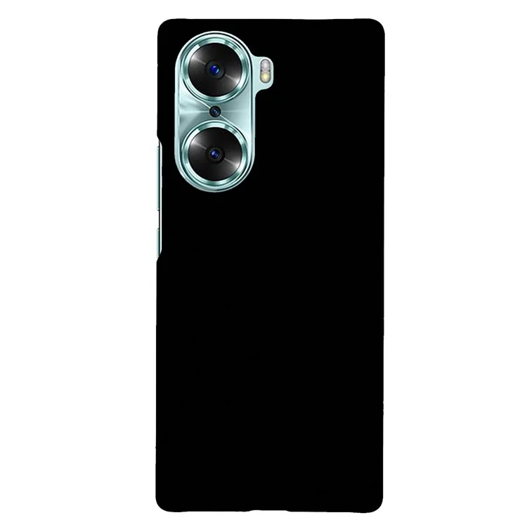Rubberized Finish Scratch-resistant Hard PC Protective Cover Mobile Phone Case Shell for Honor 60 - Black