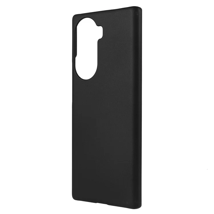 Rubberized Finish Scratch-resistant Hard PC Protective Cover Mobile Phone Case Shell for Honor 60 - Black