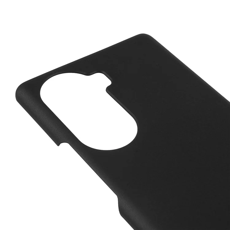 Rubberized Finish Scratch-resistant Hard PC Protective Cover Mobile Phone Case Shell for Honor 60 - Black