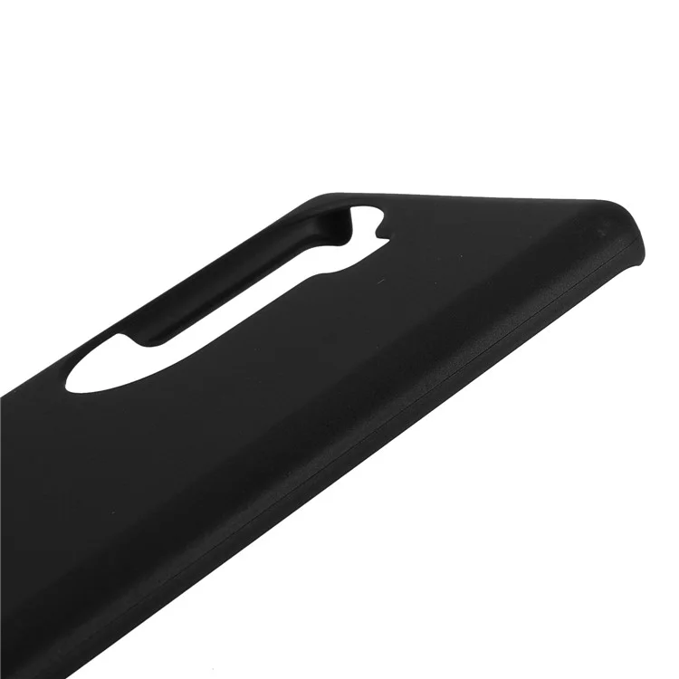 Rubberized Finish Scratch-resistant Hard PC Protective Cover Mobile Phone Case Shell for Honor 60 - Black