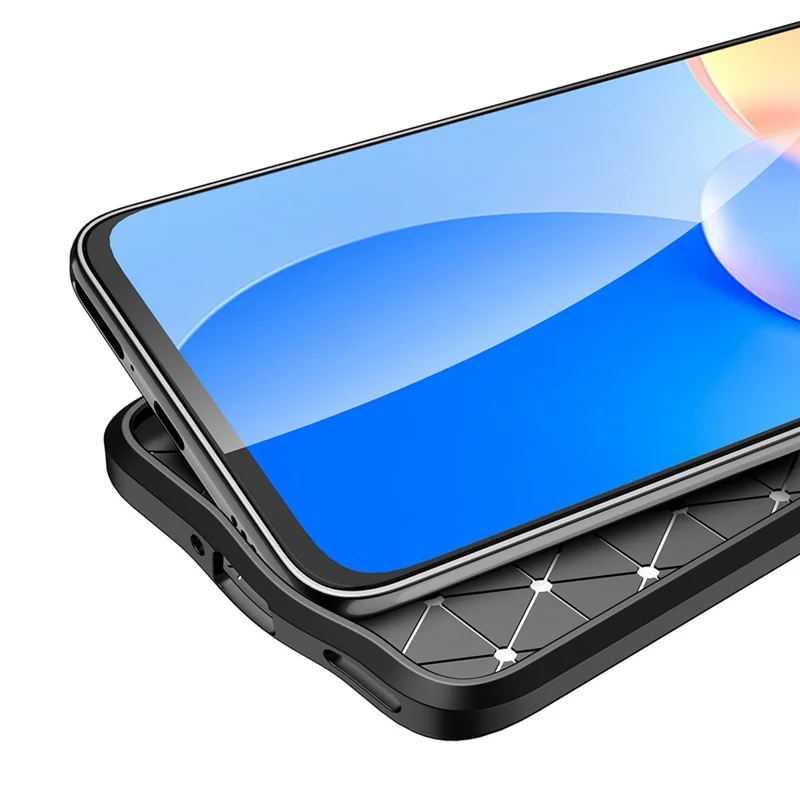 Slim Business Litchi Texture Flexible TPU Scratch-Resistant Drop Protection Cover for Honor X30/X9 5G/Magic 4 Lite 5G - Blue