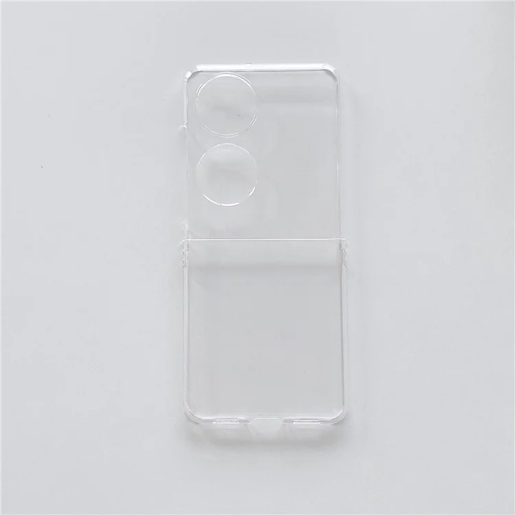 Pour Huawei P50 Pocket Anti-rayures Transparent Dur PC Cover Folding Phone Case