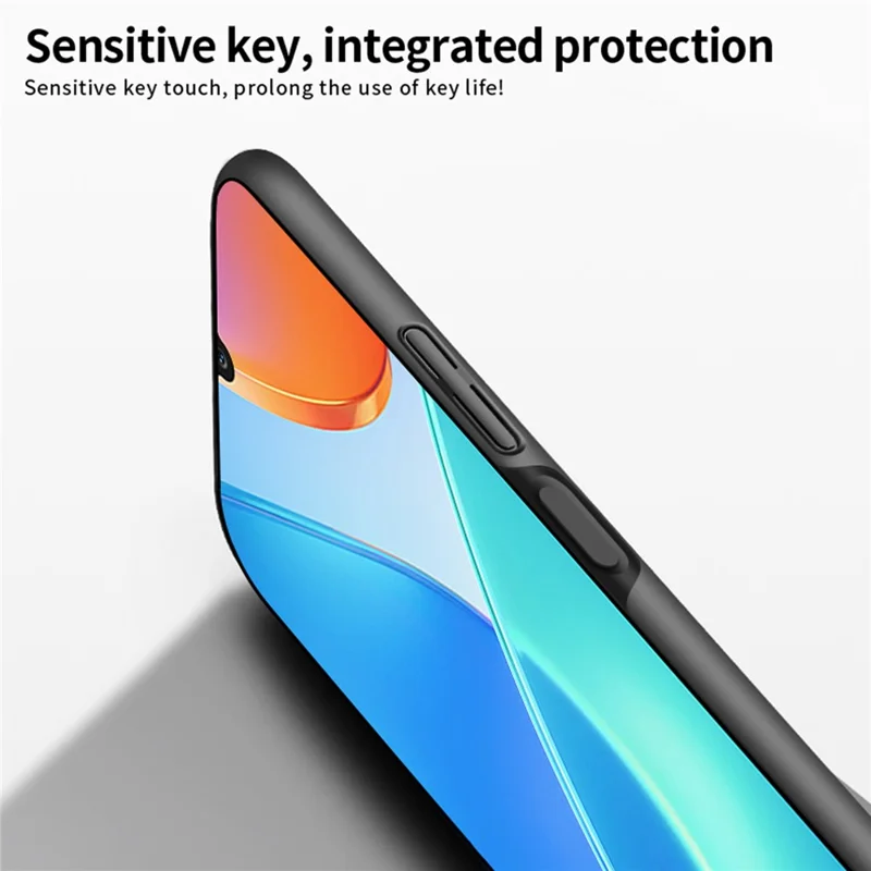 MOFI JK-1 Shield for Honor Play 30 Plus 5G Matte Hard PC Shockproof Drop Protective Phone Case - Red