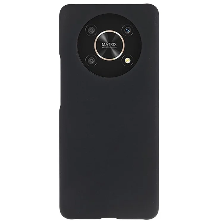 Para Honra X30, Capa de Back Cenos de Superfície Brilhante Borrorescedado PC Anti-arranhão Tampa de Telefone Protetora - Preto