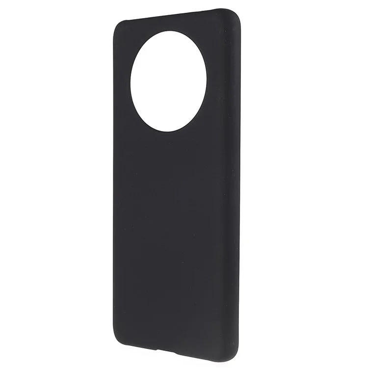 Para Honra X30, Capa de Back Cenos de Superfície Brilhante Borrorescedado PC Anti-arranhão Tampa de Telefone Protetora - Preto