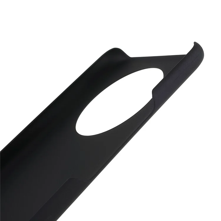 Para Honra X30, Capa de Back Cenos de Superfície Brilhante Borrorescedado PC Anti-arranhão Tampa de Telefone Protetora - Preto