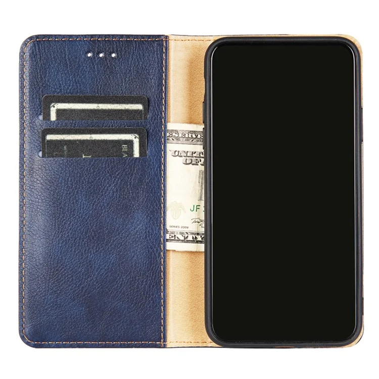 Per Honor X30/X9 5G/Magic 4 Lite 5G Custodia Magnetica Automatica Antigraffio e Antiurto Copertina in Pelle PU + TPU Porta Carte e Supporto per Telefono - Blu