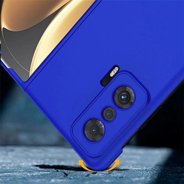 Pour Honor Magic V Hard PC Téléphone Hard PC Finishated Protective Pliant Pliant Phone Telephone Cover - Transparent