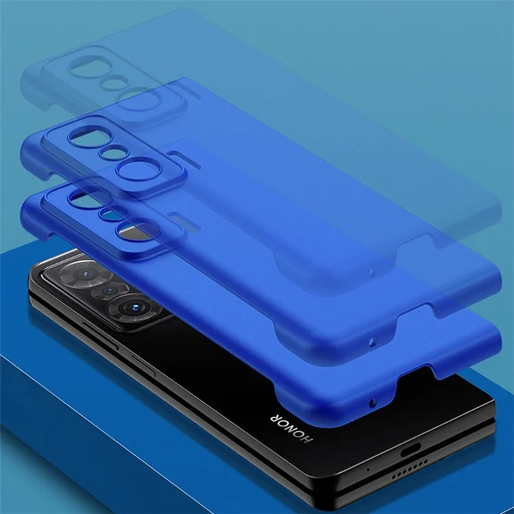 Pour Honor Magic V Hard PC Téléphone Hard PC Finishated Protective Pliant Pliant Phone Telephone Cover - Transparent