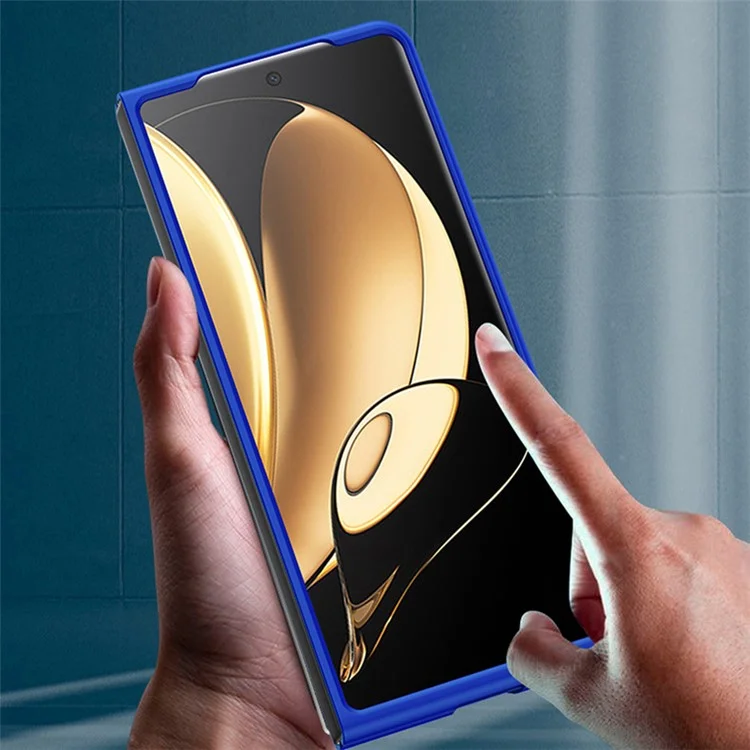Pour Honor Magic V Hard PC Téléphone Hard PC Finishated Protective Pliant Pliant Phone Telephone Cover - Transparent