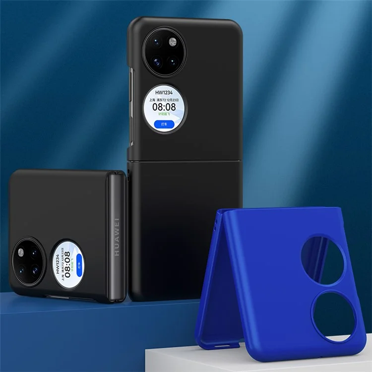 Capa de Telefone Emborrachada de Corte Preciso Para o Bolso Huawei P50, Tampa de Dobramento de PC Rígido Anti-arranhão - Rosa