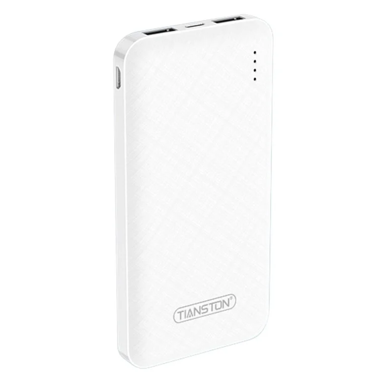 Chargeur Portable De Téléphone Power Bank Tianston Y11 10000MAH Avec Des Ports De Sortie USB À Deux Ports LED Voyant De Lumière Pour Les Téléphones Portables / Tablettes / Ordinateurs Portables