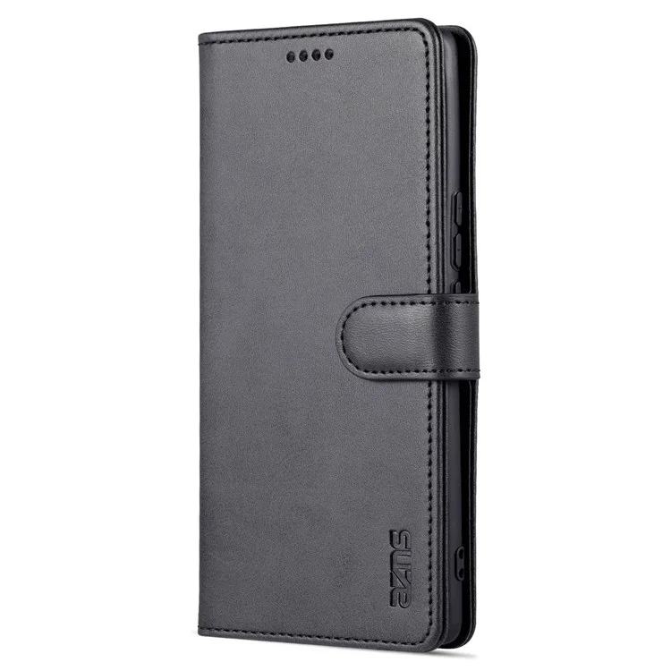 AZNS PU Cuir Anti-dust Téléphone Boîtier Pour Honor 60 SE Secroporer la Couverture de Couvert - le Noir