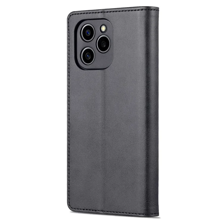 AZNS PU Cuir Anti-dust Téléphone Boîtier Pour Honor 60 SE Secroporer la Couverture de Couvert - le Noir