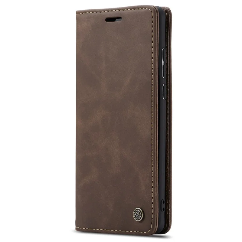 CASEME 013 Series for Huawei P40 Pro Foldable Stand PU Leather Cover Wallet Phone Case - Coffee