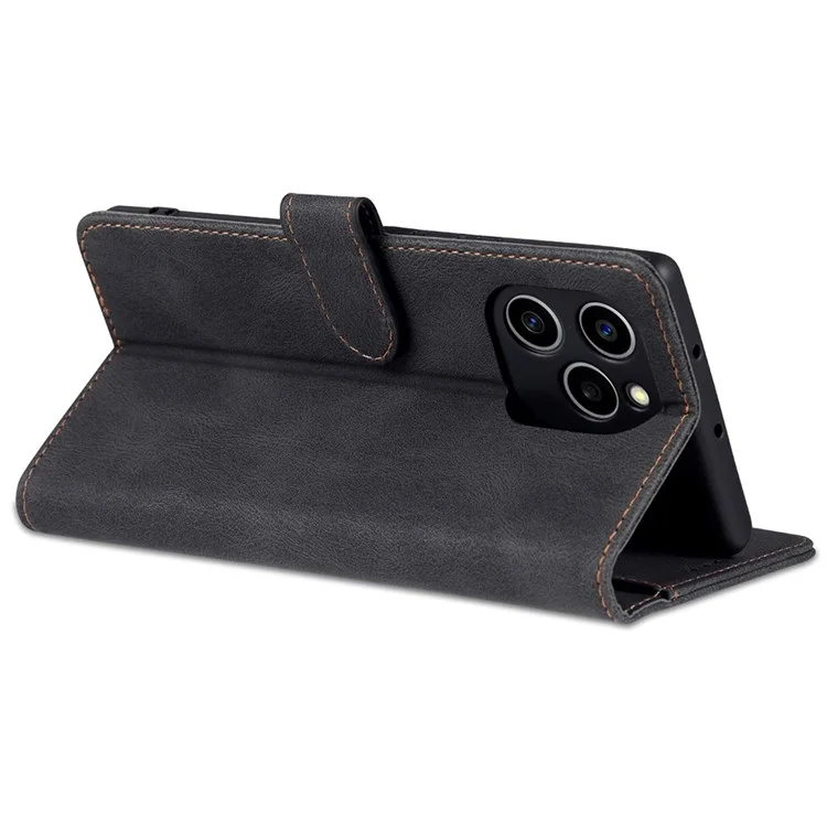AZNS PU Lederstand Cover Für Ehren 60 SE, Brieftasche Magnetic Clasp Phone Hülle - Schwarz