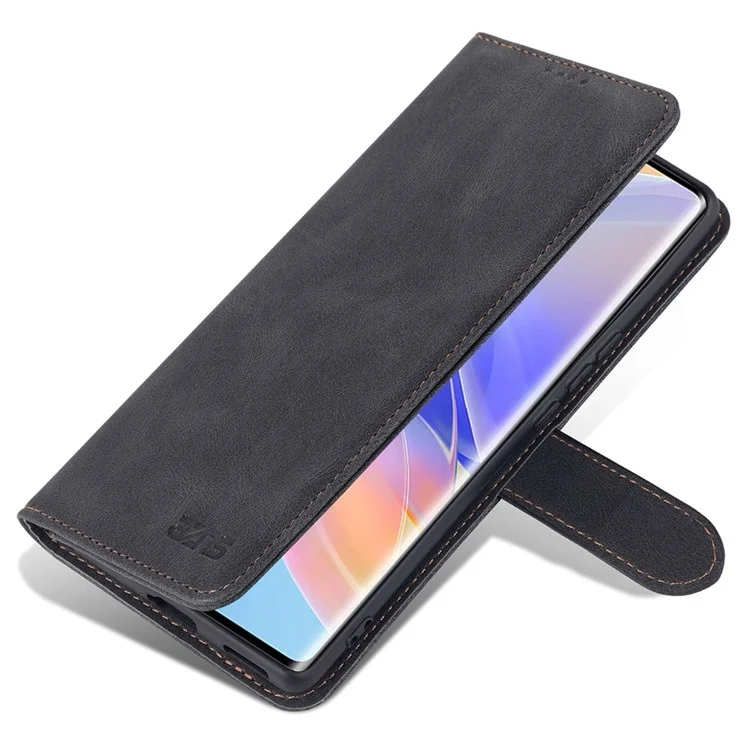 AZNS PU Lederstand Cover Für Ehren 60 SE, Brieftasche Magnetic Clasp Phone Hülle - Schwarz