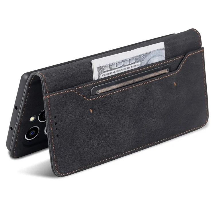 AZNS PU Lederstand Cover Für Ehren 60 SE, Brieftasche Magnetic Clasp Phone Hülle - Schwarz