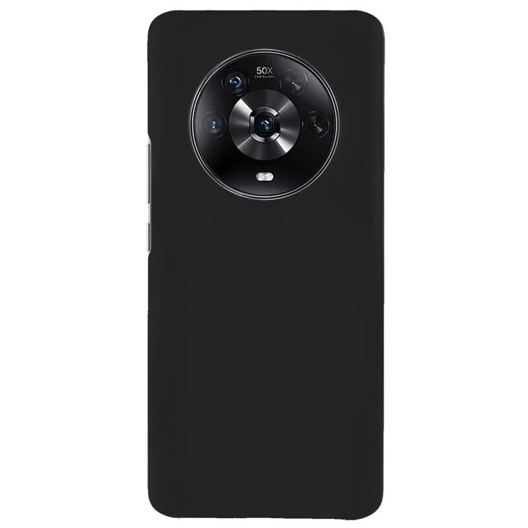 Per Honor Magic4 Glossy Surface Surface Rubblery Finish Hard PC Caso Posteriore Anti-Drop Custodia Anti-Drop - Nero