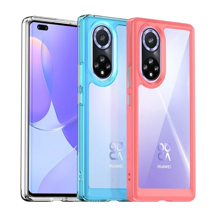 Per Onore 50/huawei Nova 9 Tpu + Acrilico Ibrido Resistente ai Pulsanti Indipendenti di Usura Antidirt Guscio di Telefono Antidirt - Nero