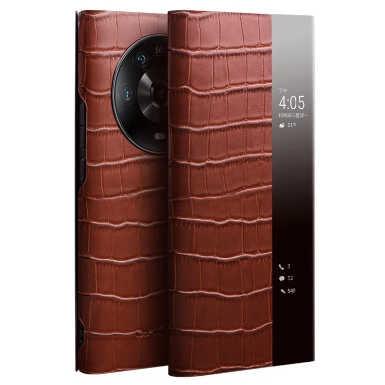 Qialino Pour Honor Magic4 Fenêtre De Vue De Protection Tout Autour - Brun