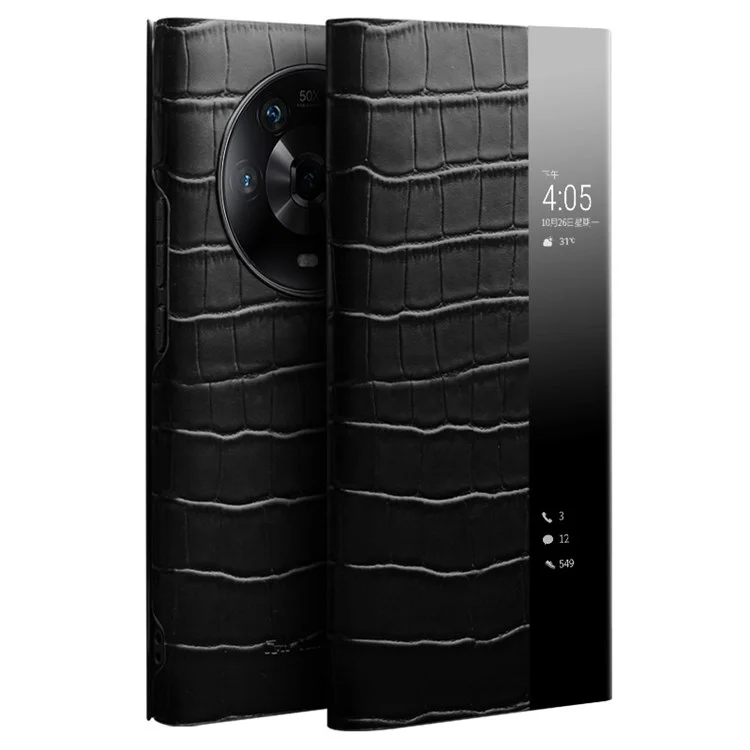 Qialino Pour Honor Magic4 Fenêtre De Vue De Protection Tout Autour - Le Noir