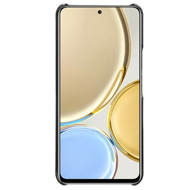 Чехол для телефона For Honor X30/Magic4 Lite 5G/X9 4G/5G с двумя слотами для карт, износостойкий чехол из ПУ-кожи с твердой пластиковой защитой - черный