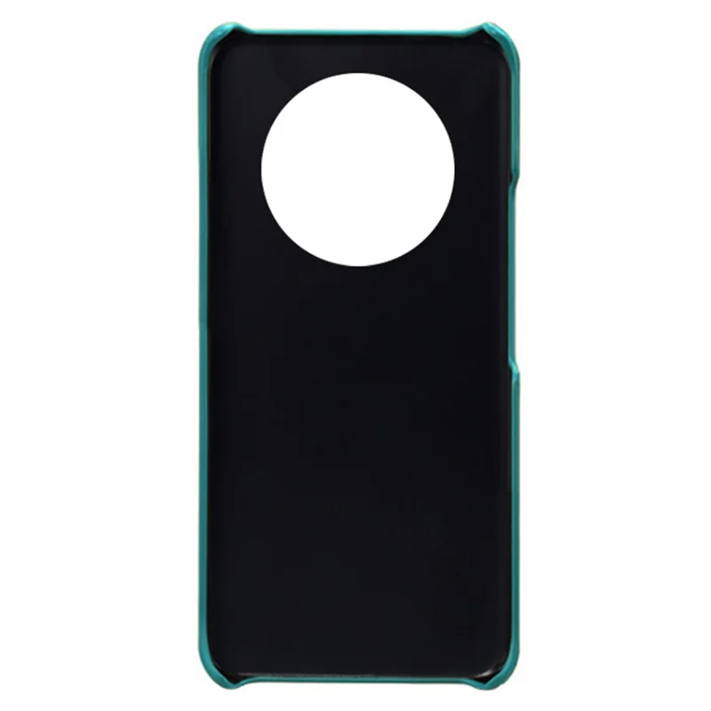 For Honor X30/Magic4 Lite 5G/X9 5G/X9 4G Slim Thin Phone Cover Scratch-resistant Textured PU Leather Coated PC Phone Case - Green