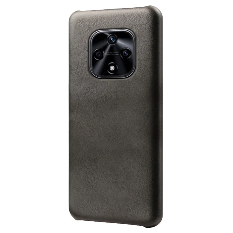 Textured PU Leather Coating Phone Case for Hi nova 9Z 5G, Anti-Scratch Inner Hard PC Cover - Black