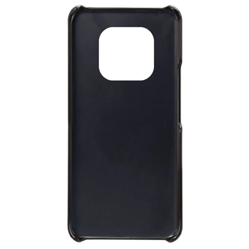 Textured PU Leather Coating Phone Case for Hi nova 9Z 5G, Anti-Scratch Inner Hard PC Cover - Black