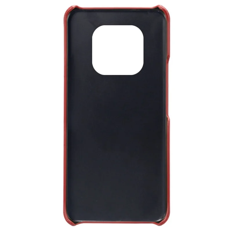 Textured PU Leather Coating Phone Case for Hi nova 9Z 5G, Anti-Scratch Inner Hard PC Cover - Red
